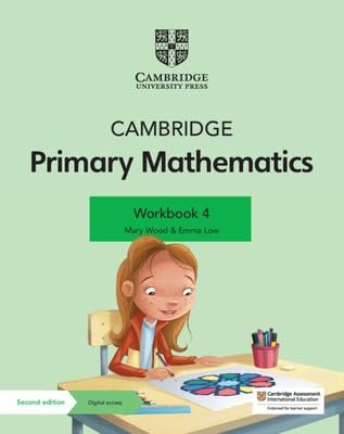 CAMBRIDGE PRIMARY MATHEMATICS WORKBOOK 4 WITH DIGITAL ACCESS (1 YEAR) 2ED - Paramount Books   