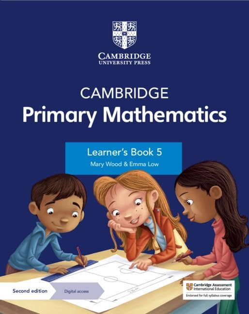 CAMBRIDGE PRIMARY MATHEMATICS LEARNER'S BOOK 5 WITH DIGITAL ACCESS (1 YEAR) 2ED - Paramount Books   