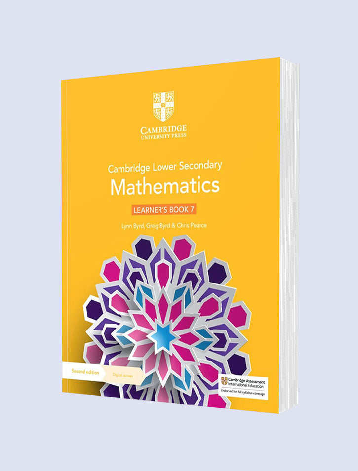CAMBRIDGE LOWER SECONDARY MATHEMATICS LEARNER'S BOOK 7 WITH DIGITAL ACCESS (1 YEAR) 2ED