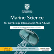 CAMBRIDGE INTERNATIONAL AS AND A LEVEL MARINE SCIENCE DIGITAL TEACHER'S RESOURCE ACCESS CARD