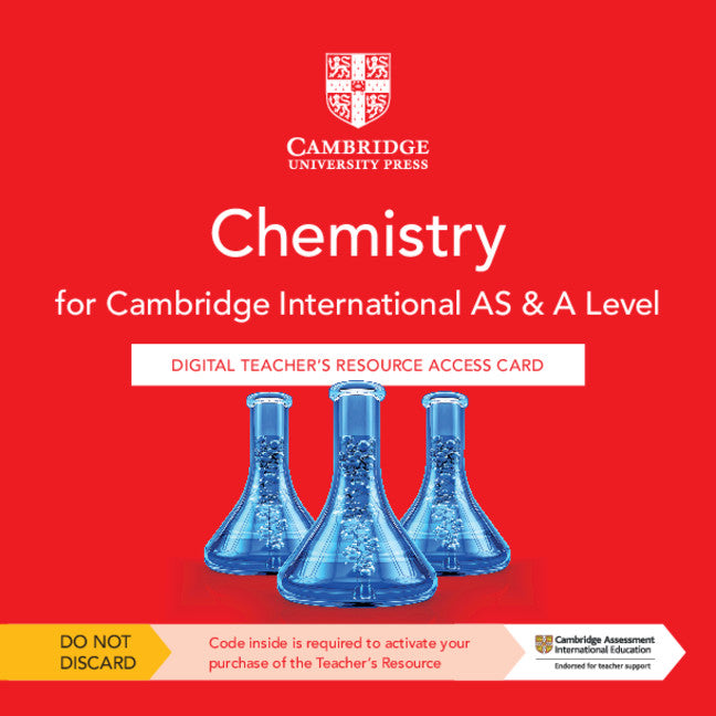 CAMBRIDGE INTERNATIONAL AS & A LEVEL CHEMISTRY DIGITAL TEACHER'S RESOURCE ACCESS CARD