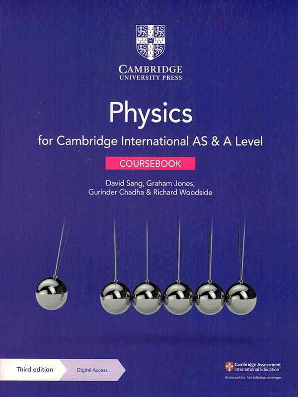 CAMBRIDGE INTERNATIONAL AS AND A LEVEL PHYSICS COURSEBOOK WITH DIGITAL ACCESS 3ED - Paramount Books   