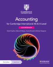CAMBRIDGE INTERNATIONAL AS AND A LEVEL ACCOUNTING COURSEBOOK WITH DIGITAL ACCESS (2 YEARS) 3ED