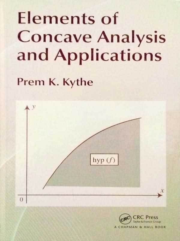 ELEMENTS OF CONCAVE ANALYSIS AND APPLICATIONS - Paramount Books   