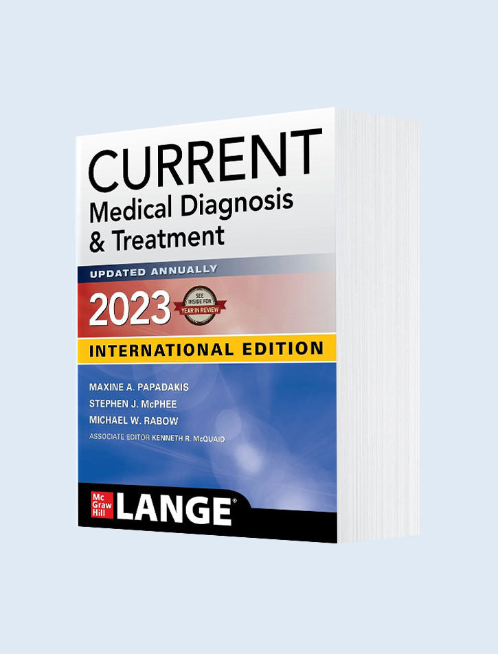 CMDT 2023: CURRENT MEDICAL DIAGNOSIS AND TREATMENT 2023