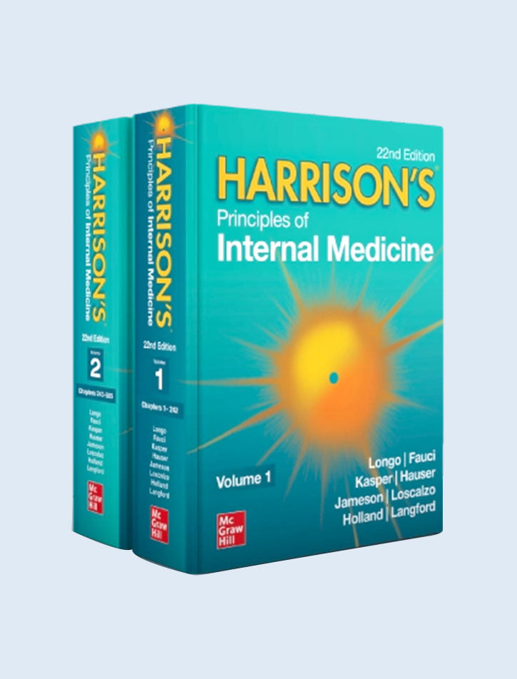 HARRISON’S PRINCIPLES OF INTERNAL MEDICINE 2-VOLS SET 22ED