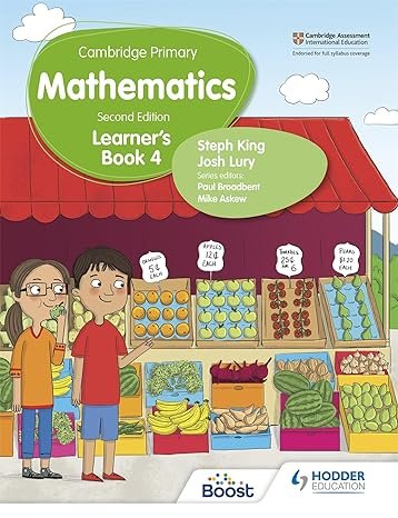 CAMBRIDGE PRIMARY MATHEMATICS LEARNERâ€™S BOOK-4 - Paramount Books   