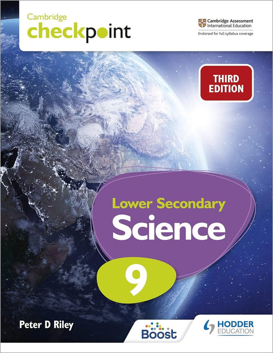 CAMBRIDGE CHECKPOINT LOWER SECONDARY SCIENCE STUDENTâ€™S BOOK 9 - Paramount Books   