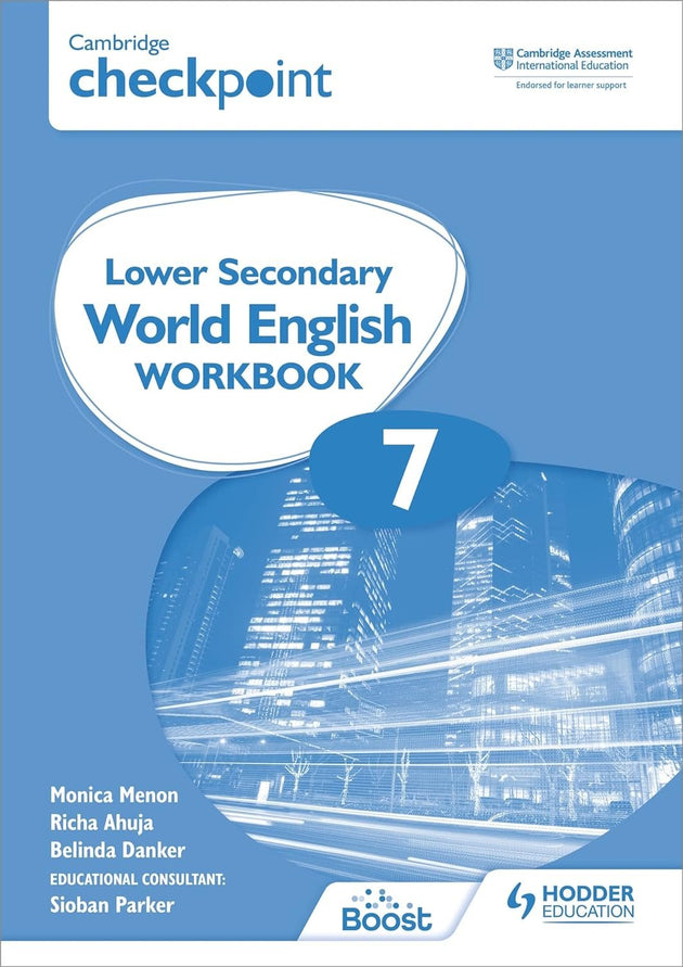 CAMBRIDGE CHECKPOINT LOWER SECONDARY WORLD ENGLISH WORKBOOK 7 - Paramount Books   