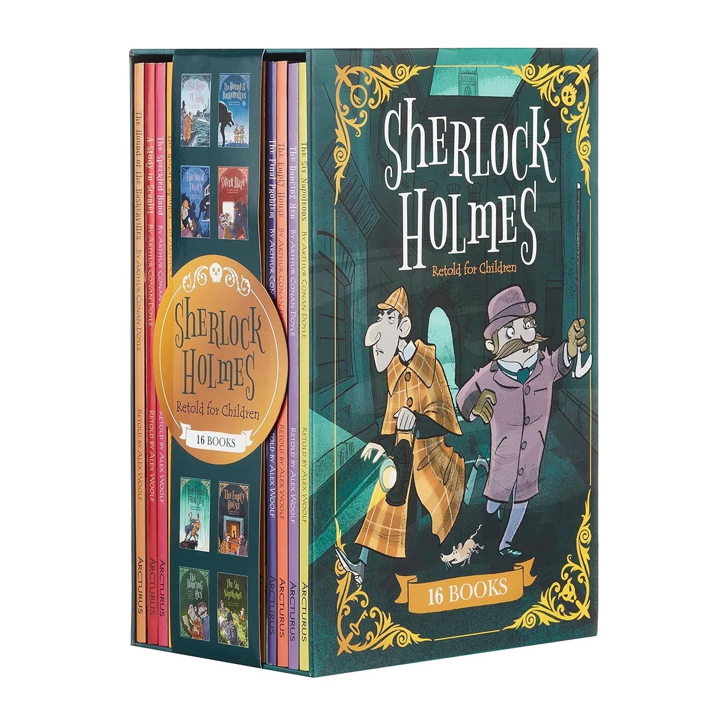 SHERLOCK HOLMES RETOLD FOR CHILDREN: 16-BOOK BOX SET