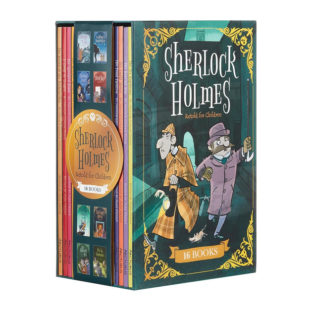 SHERLOCK HOLMES RETOLD FOR CHILDREN: 16-BOOK BOX SET - Paramount Books   