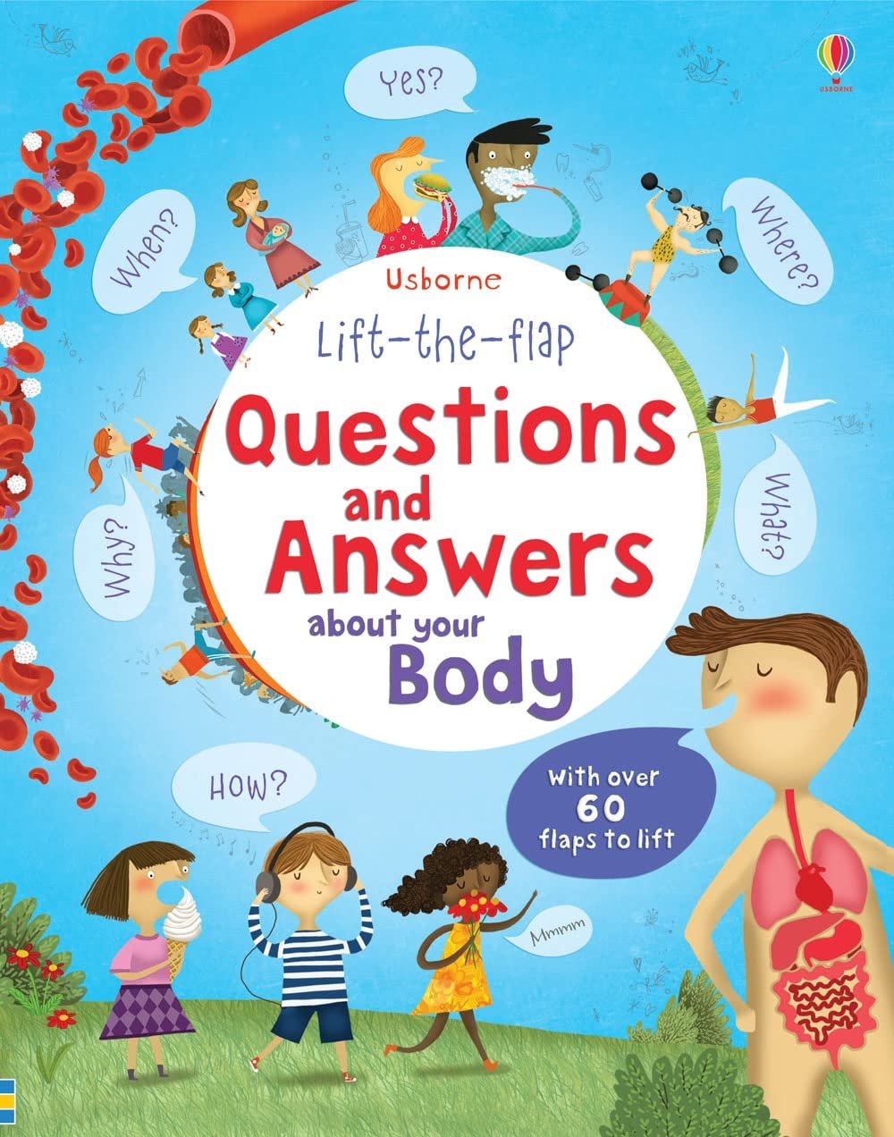USBORNE LIFT-THE-FLAP: QUESTIONS AND ANSWERS ABOUT YOUR BODY - Paramount Books   