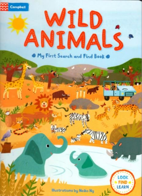 WILD ANIMALS (MY FIRST SEARCH AND FIND) - Paramount Books   