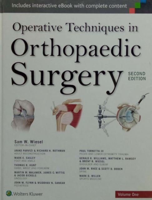 OPERATIVE TECHNIQUES ORTHOPAEDIC SURGERY (FOUR VOLUME SET) - Paramount Books   