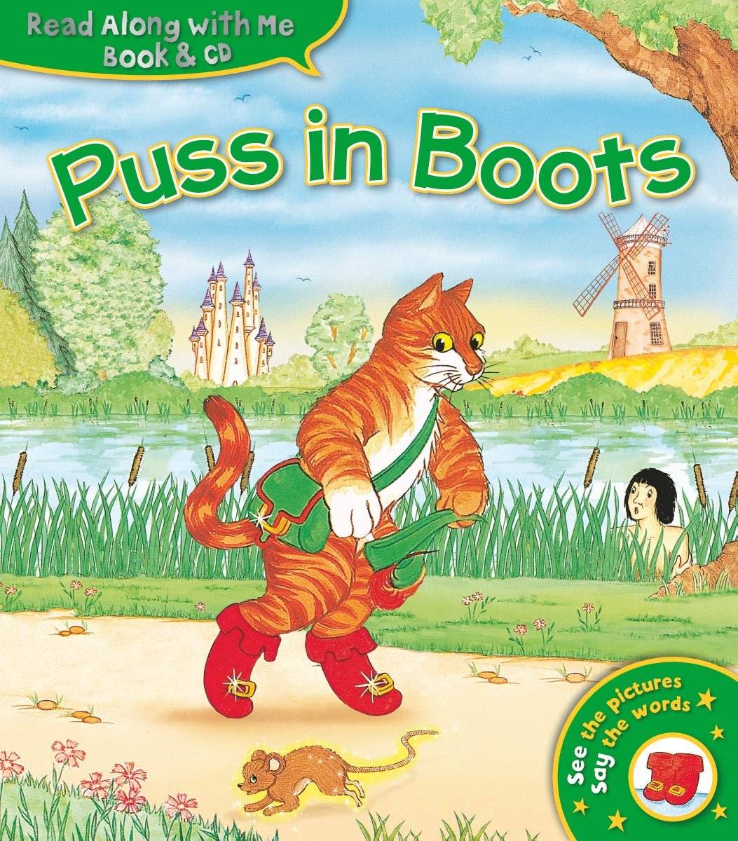 READ ALONG WITH ME: BOOK AND CD PUSS IN BOOTS - Paramount Books   