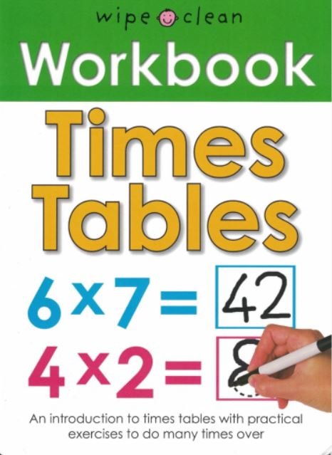 WIPE CLEAN WORKBOOK: TIMES TABLES - Paramount Books   