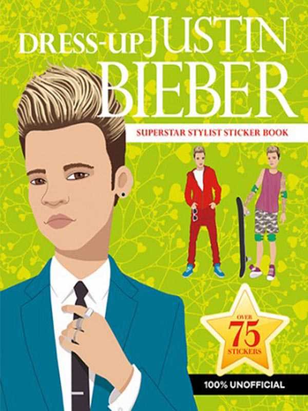 JUSTIN BIEBER SUPERSTAR STICKER BOOK - Paramount Books   