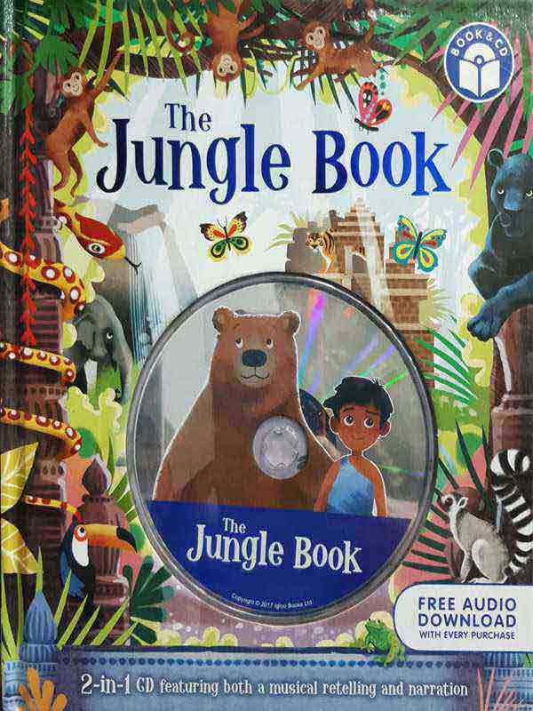 THE JUNGLE BOOK W/CD - Paramount Books   