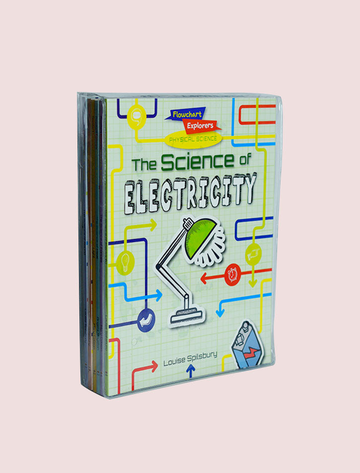 FLOWCHART EXPLORERS PHYSICAL SCIENCE STEM 6 SCIENCE BOOKS SET (ELECTRICITY, FORCES, HEAT, LIGHT, MAGNETISM, SOUND)