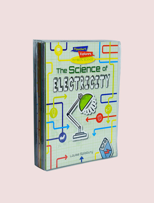 FLOWCHART EXPLORERS PHYSICAL SCIENCE STEM 6 SCIENCE BOOKS SET (ELECTRICITY, FORCES, HEAT, LIGHT, MAGNETISM, SOUND)