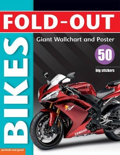 FOLD-OUT 50 BIG STICKERS: BIKES GIANT WALL CHART & POSTER PL 2012