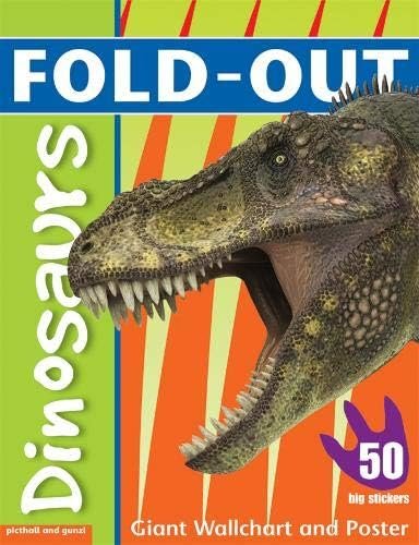FOLD-OUT STICKERS DINOSAURS