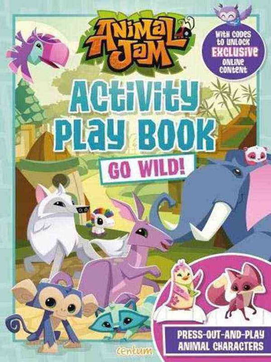 ANIMAL JAM ACTIVITY PLAY BOOK GO WILD! - Paramount Books   