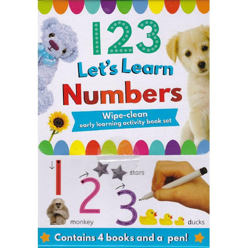 LET'S LEARN WIPE CLEAN BOXSET: 123