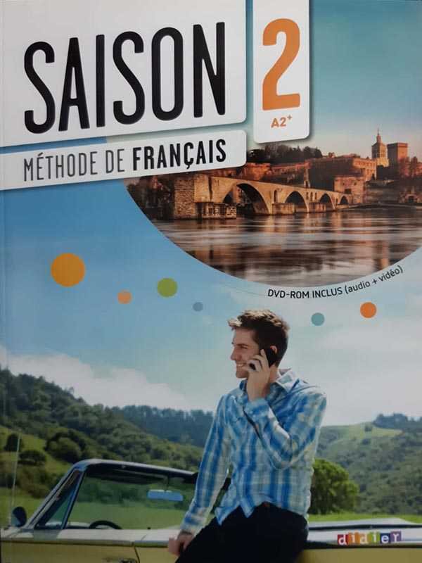 SAISON 2 A2+ METHODE DE FRANCAIS CD AUDIO INCLUS - Paramount Books   