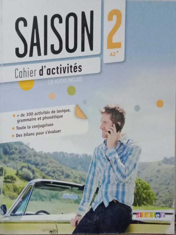 SAISON 2 A2+ CAHIER D ACTIVITES CD AUDIO INCLUS - Paramount Books   