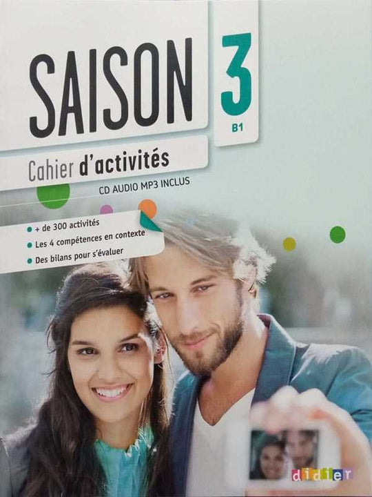 SAISON NIVEAU 3 CAHIER CD+ MP3 - Paramount Books   