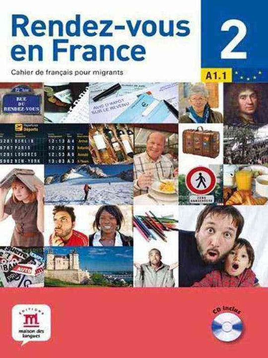 RENDEZ-VOUS EN FRANCE 2 A1.1 WITH CD - Paramount Books   