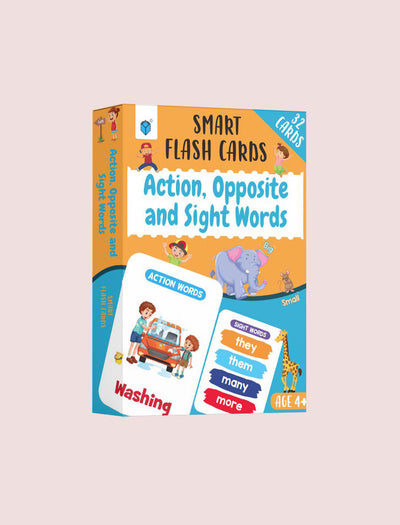 SMART FLASH CARDS: ACTION ,OPPOSITE, AND SIGHT WORDS