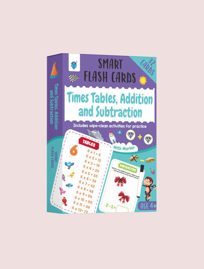 SMART FLASH CARDS: TIMES TABLES, ADDITION AND SUBTRACTION