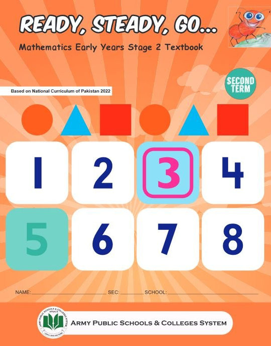 APSACS Ready Steady Go Math Early Years Stage 2 2nd Term - Paramount Books   