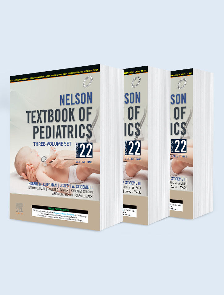NELSON TEXTBOOK OF PEDIATRICS 3-VOL SET 22ED