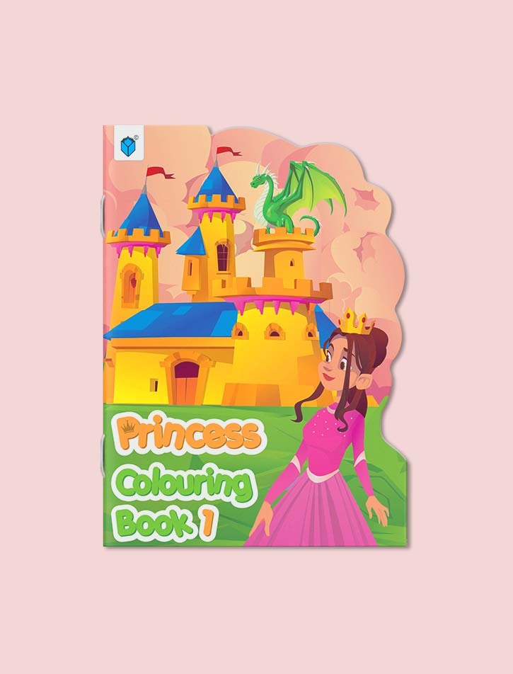 PRINCESS COLOURING BOOK 1 (DIY-CUT)