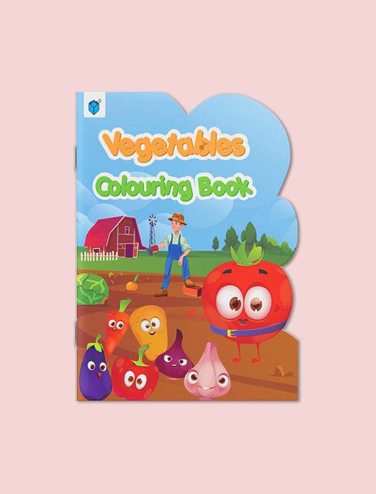 VEGETABLES COLOURING BOOK (DIY-CUT)
