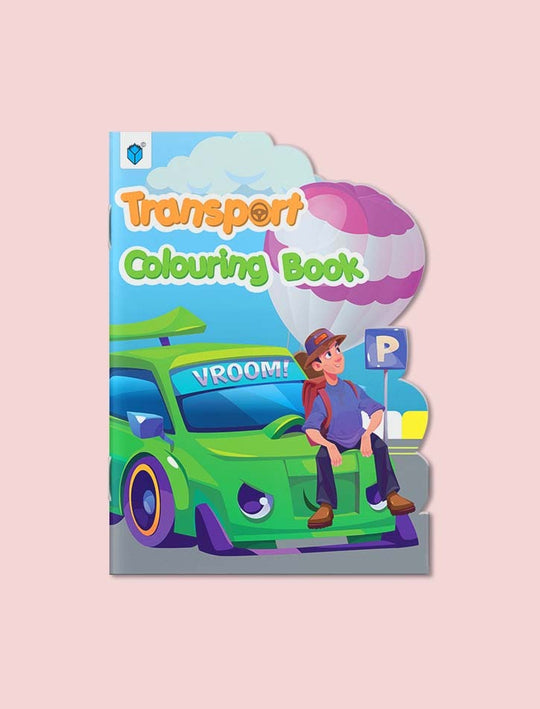 TRANSPORT COLOURING BOOK (DIY-CUT)