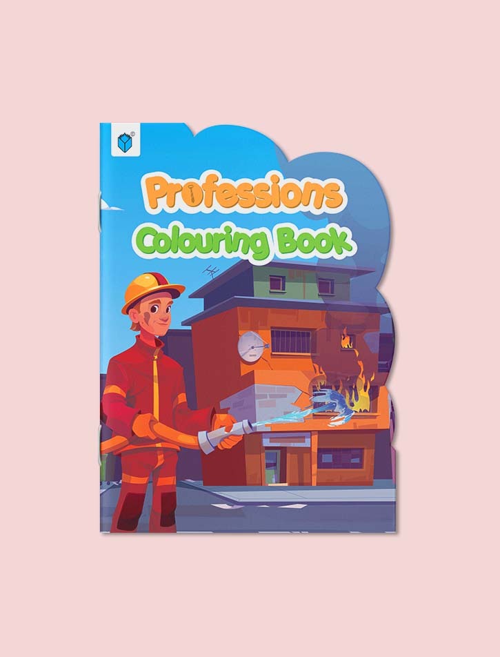 PROFESSIONS COLOURING BOOK (DIY-CUT)