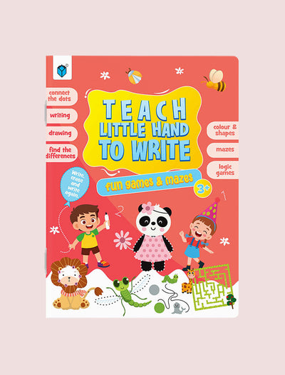 TEACH LITTLE HAND TO WRITE - FUN GAMES AND MAZES