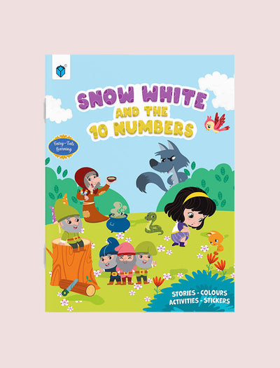 SNOW WHITE AND THE 10 NUMBERS WITH STICKERS