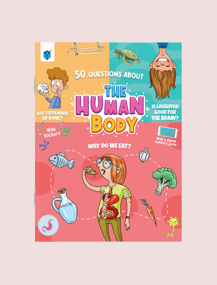 Human Body Questions With Stickers – Fun Learning for Kids