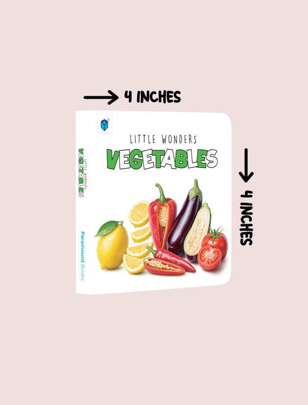 Little Wonders Vegetables early learning book cover