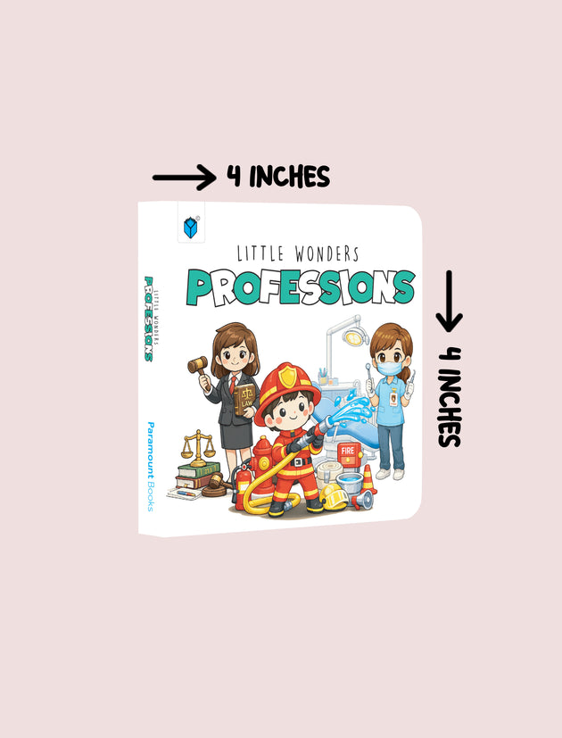 Little Wonders Professions early learning book cover