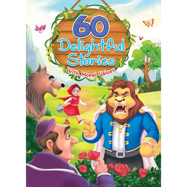 60 DELIGHTFUL STORIES WITH MORAL & VALUES - Paramount Books   