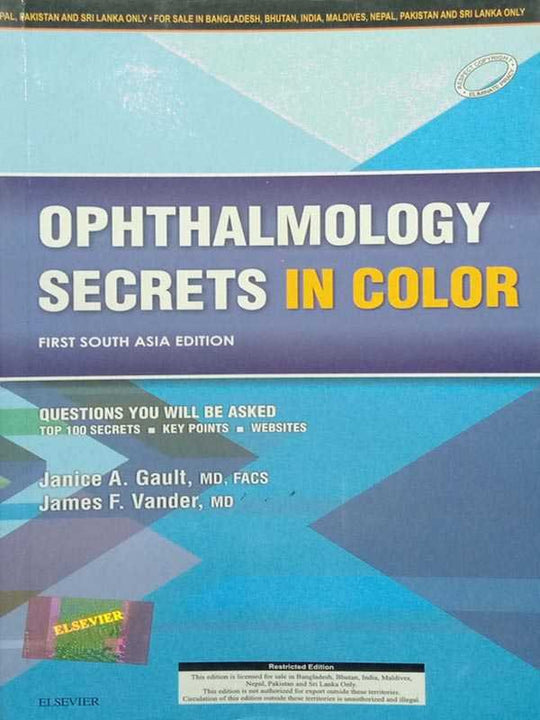 OPHTHALMOLOGY SECRETS IN COLOR SOUTH ASIAN EDITION - Paramount Books   