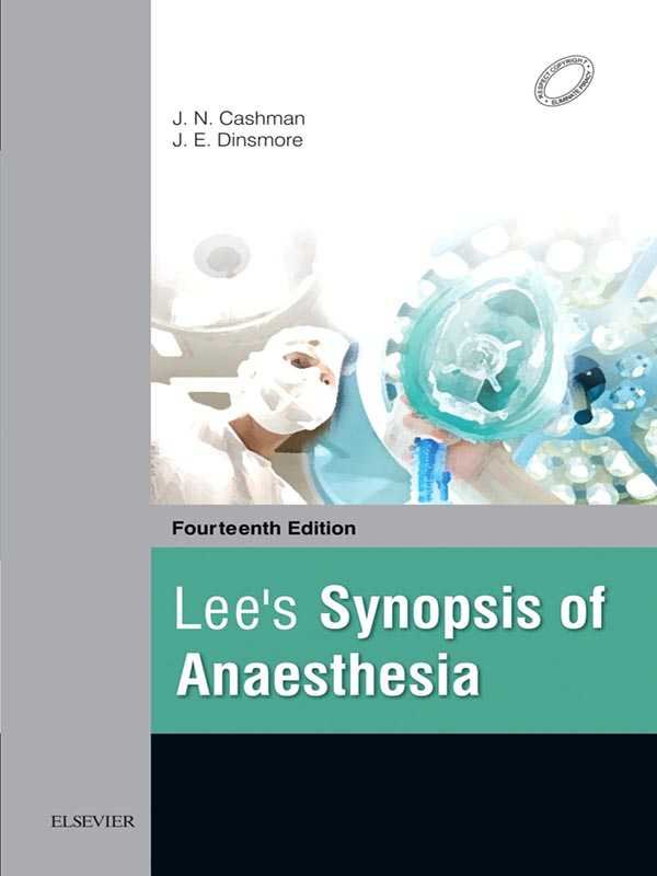 LEE&#8217;S SYNOPSIS OF ANAESTHESIA - Paramount Books   