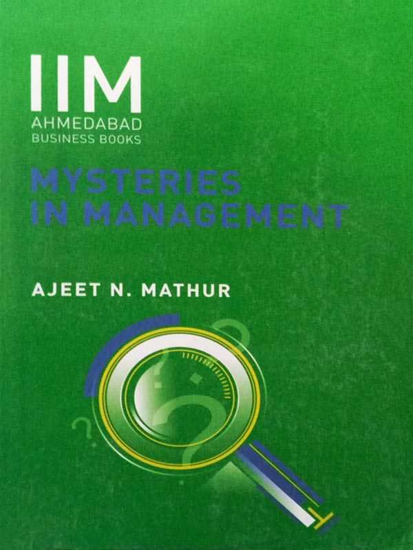 MYSTERIES IN MANAGEMENT - Paramount Books   