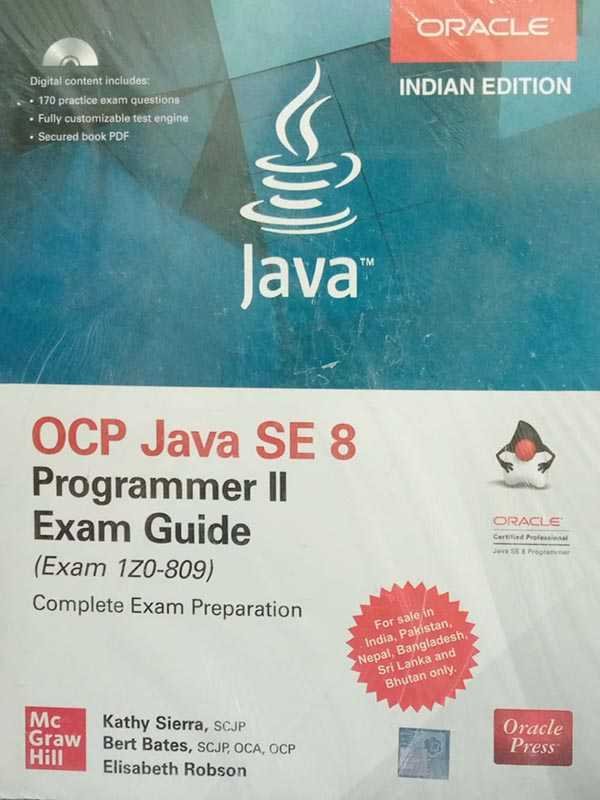 OCP JAVA SE 8 PROGRAMMER II EXAM GUIDE .W/CD ROM - Paramount Books   